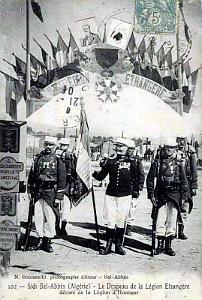 Sidi-bel-abbes- Cavalcade depart Legion au Tonkin -23